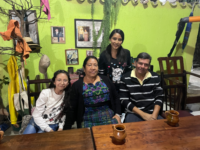 Nicole, Rosa, Vanesa, and Miguel