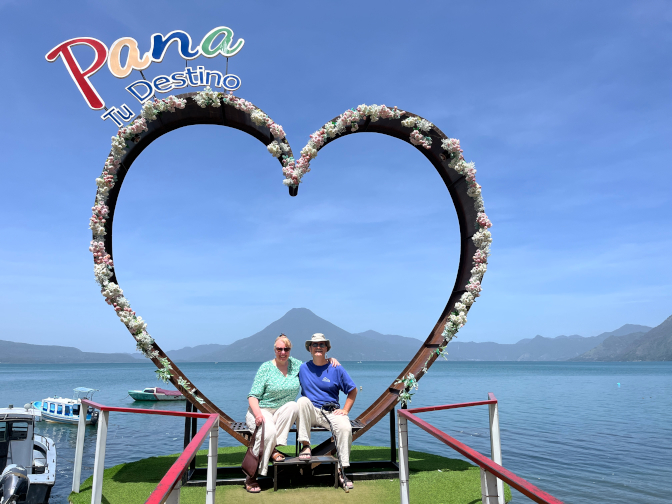 Steph and Craig at Lake Atitlan