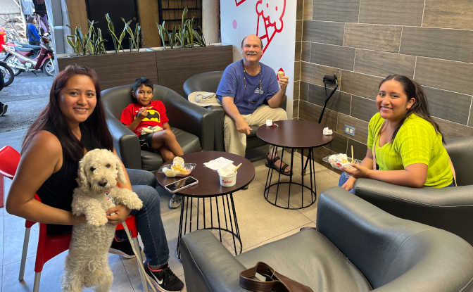 Yoselin, Octavio, Ian, Craig, and Yasmin at Sarita