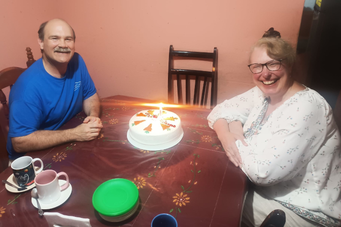 Going away cake