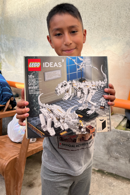 Ian's Lego dinosaur skeletons