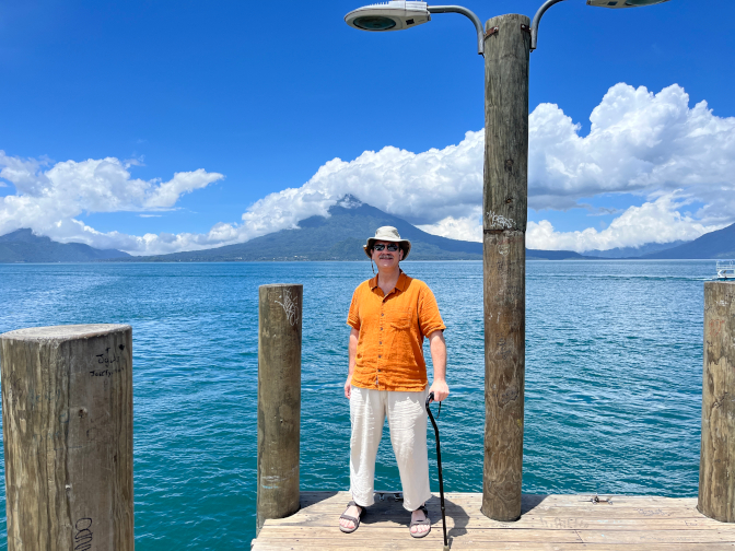 Craig at Lake Atitlan