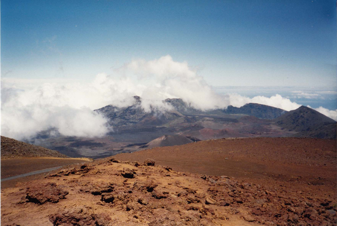Haleakala crater Haleakala crater