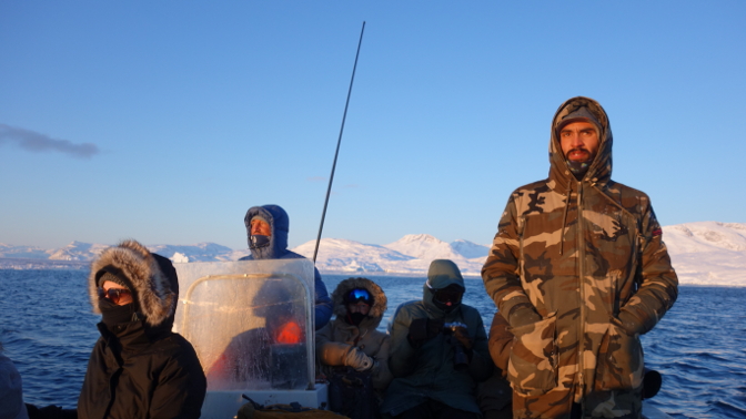 Mikael and Mathias take us seal huting on Mikael's boat