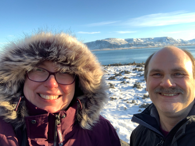 Waterfront selfie, Reykjavik