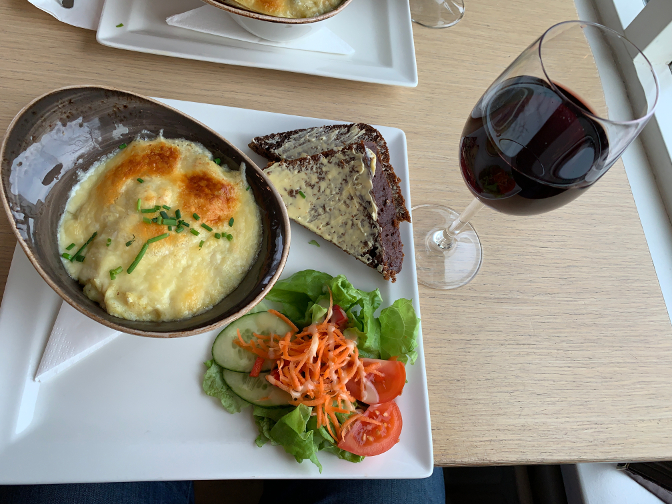 Gratinated Plokkfiskur, Cafe Loki