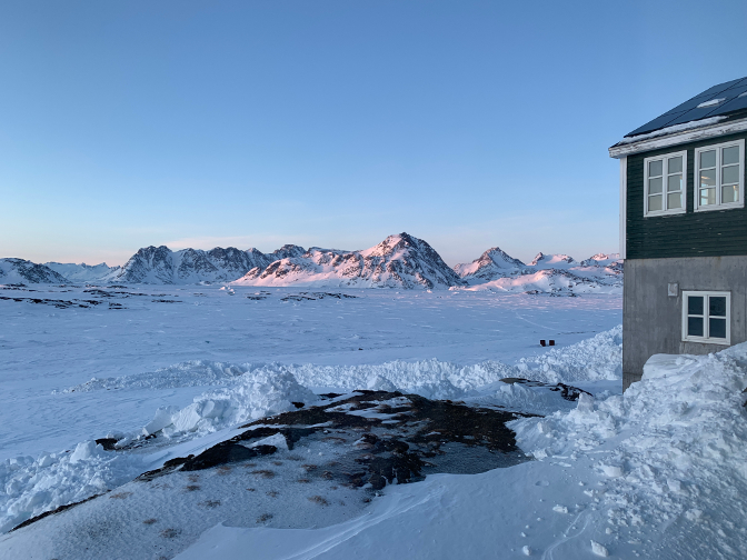 View from Room #108, Hotel Kulusuk