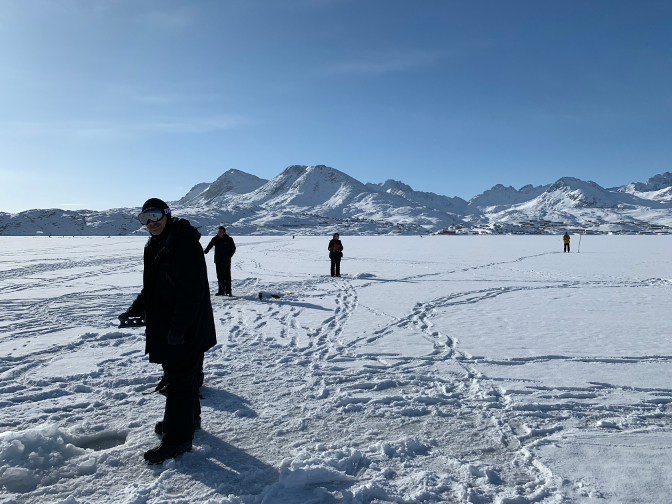 Craig ice fishing