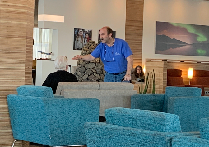 Craig confronts passengers for racist hate speech in the lounge