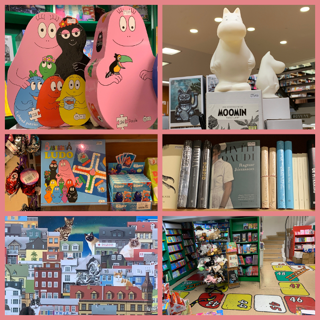 Shopping in Reykjavik: Barbapapa, Moomins, cats, and nordic noir