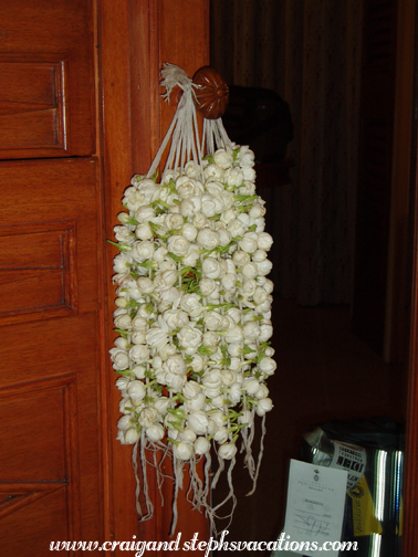 Strings of jasmine flowers from Mukul