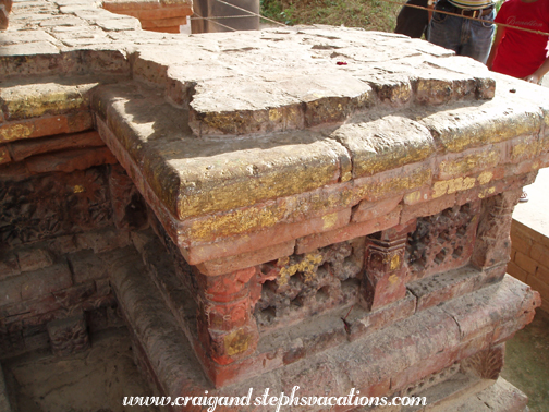 Shrine with gold leaf decoration