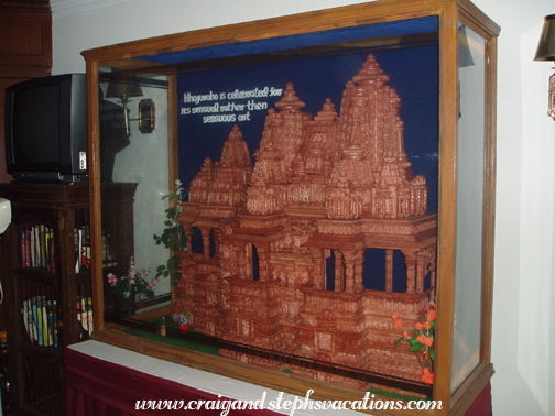 Khajuraho Model made of styrofoam