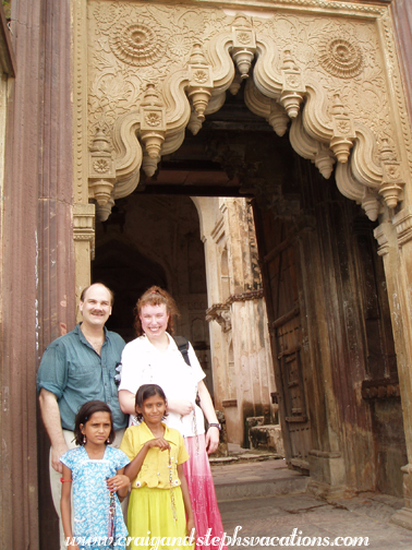 Entrance to Chaturbhuj Temple