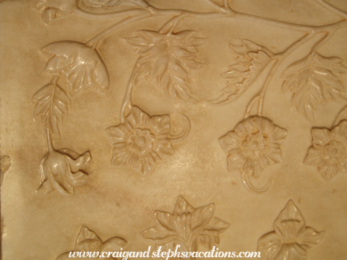 White marble carvings, Taj Mahal White marble carvings, Taj Mahal