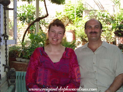 Enjoying Mukul's garden Enjoying Mukul's garden