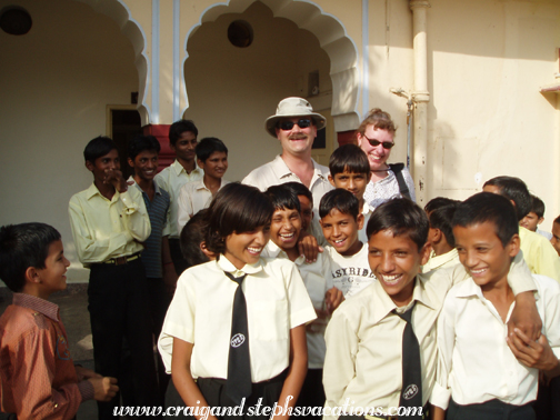 Schoolkids, City Palace, Jaipur