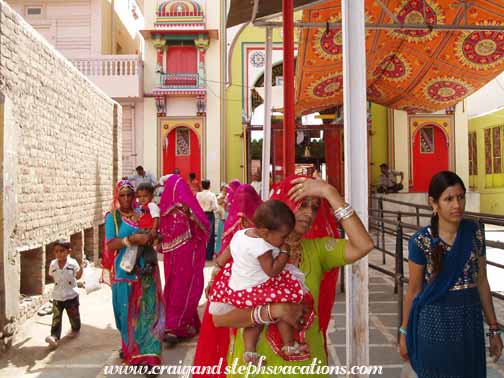 Pilgrims at Ram Deora