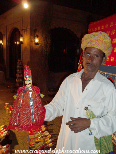 Rajasthani marionettes at the Gorbandh Palace