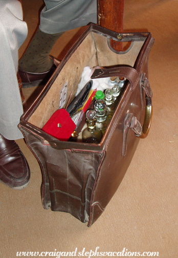 Perfume man's bag of tricks