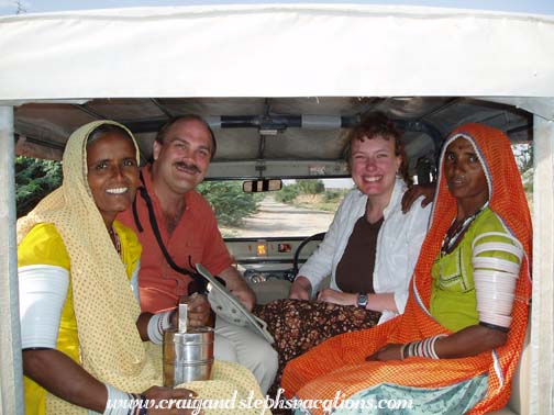 Local women to whom we gave a ride