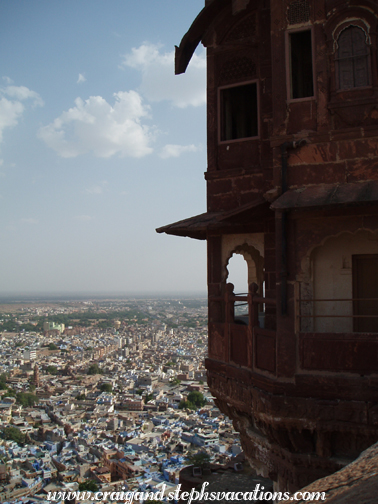 Blue houses from Meherangarh Fort, Jodhpur