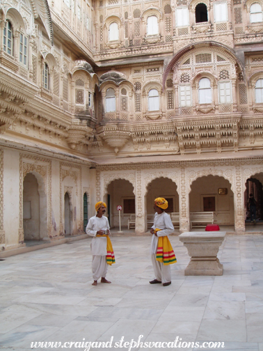 Courtyard, Mehrangarh Fort, Jodhpur
