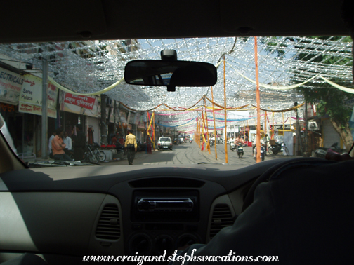 Diwali decorations in Udaipur