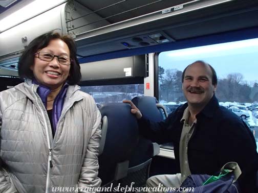 An unexpected reuinion with Zul on the bus to the airport