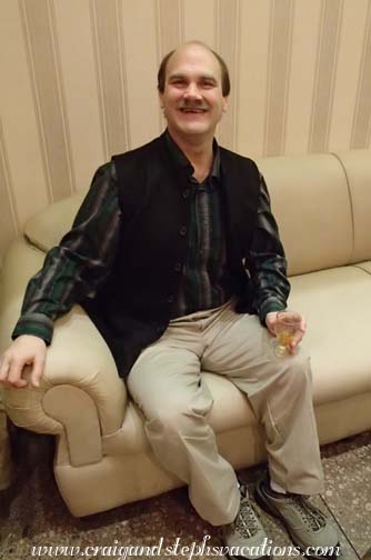 Craig at the wedding reception Craig at the wedding reception