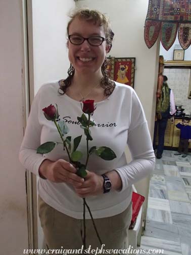 Valentine's Day roses from Mukul