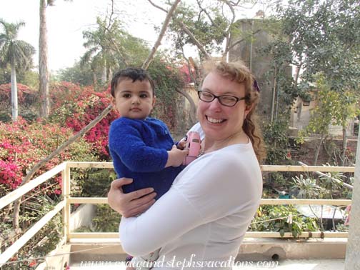 Spending time with Sara