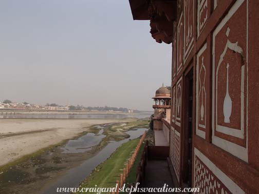 Yamuna River from the Tomb of Itimad-ud-Duala Yamuna River from the Tomb of Itimad-ud-Duala