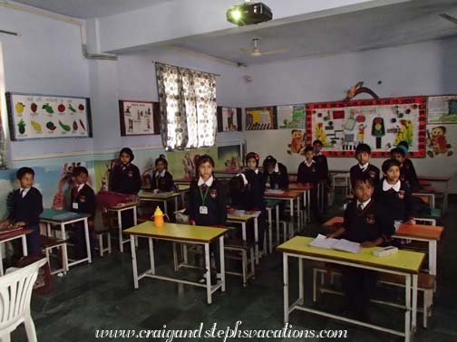 Colonel's Brightland School primary classroom