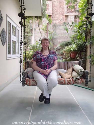 Enjoying Mukul's gardens Enjoying Mukul's gardens