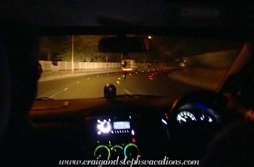 The streets of Agra are empty at 5 a.m. The streets of Agra are empty at 5 a.m.