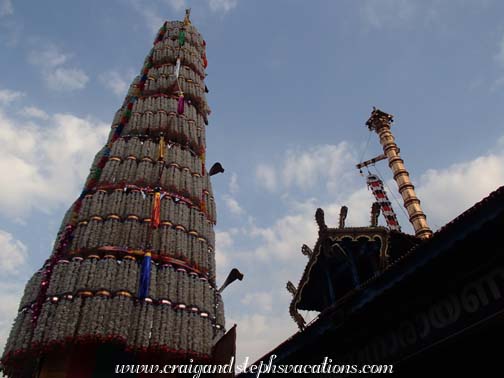 Float outside Periayanampetta Bhagavathy Temple
