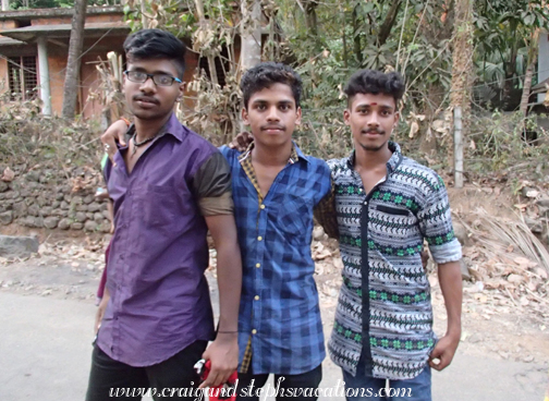 Friends we met while leaving the festival Friends we met while leaving the festival