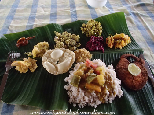Traditional Kerala lunch Traditional Kerala lunch