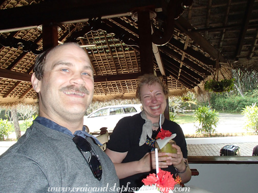 A warm reception at Marari Beach Resort A warm reception at Marari Beach Resort