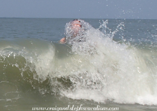 A wave washes over Steph A wave washes over Steph
