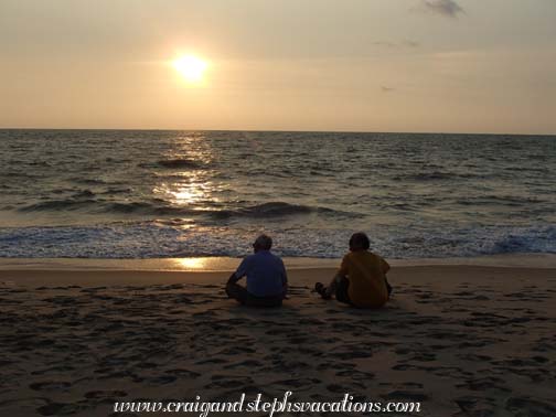 Mukul and Craig enjoying the sunset Mukul and Craig enjoying the sunset