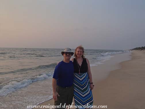 Marari Beach sunset Marari Beach sunset