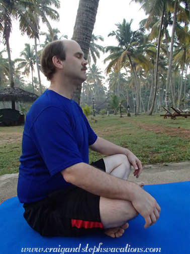 Craig gets centered before class Craig gets centered before class