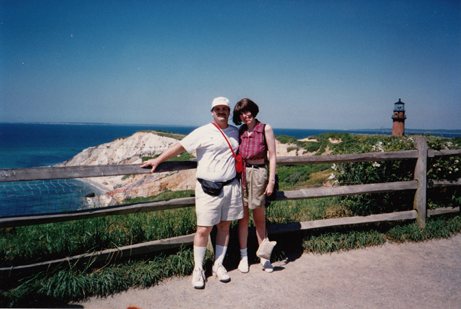 Craig and Steph at Gay Head Craig and Steph at Gay Head