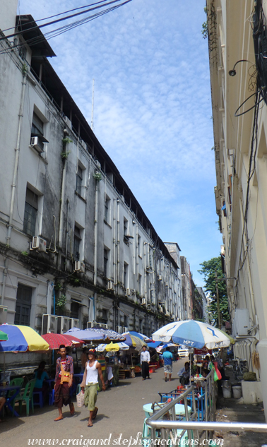 Yangon alleyway Yangon alleyway