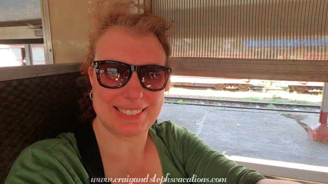 Train selfie