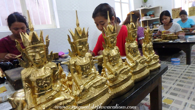 Gold leaf packaging room, King Galon Gold Leaf Workshop Gold leaf packaging room, King Galon Gold Leaf Workshop