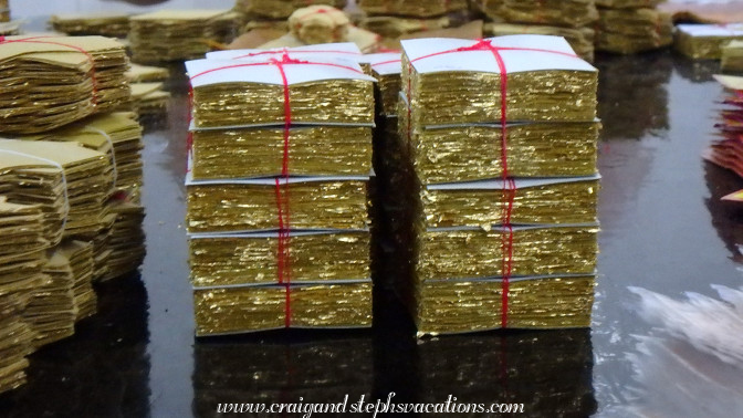 Gold leaf, King Galon Gold Leaf Workshop