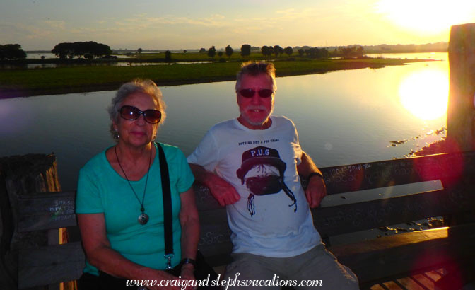 Esther and Al at U-Bein Bridge